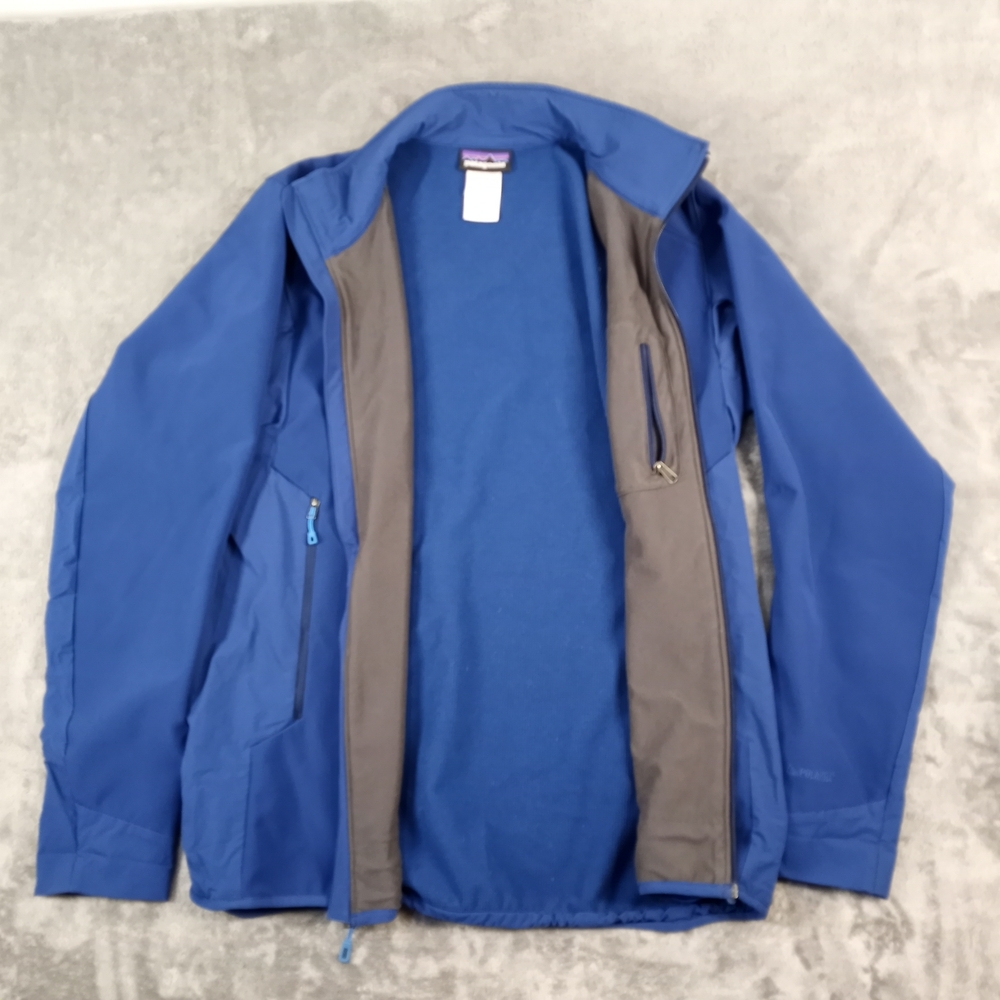 Patagonia Men's Hybrid Soft Shell PolarTec Jacket Blue Windbloc Medium - Picture 12 of 16